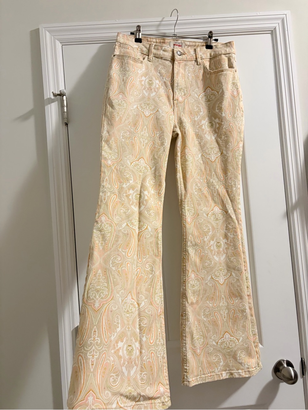 Wrangler Paisley High Rise Flare Jeans